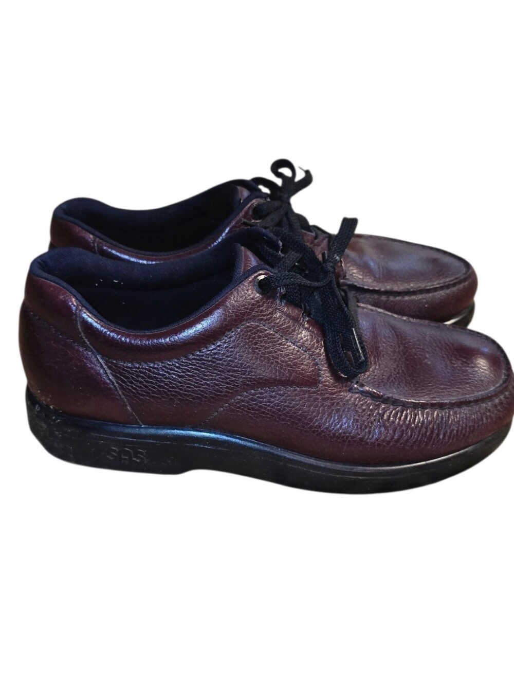 SAS Men's Casual Leather Lace-Up Shoes - Brown Size 11